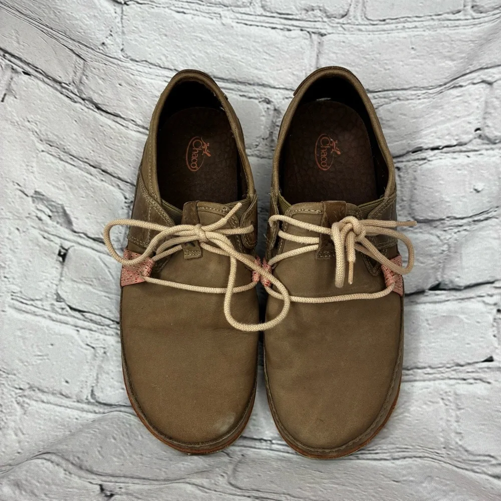 Chaco Harper Women’s Size‎ 9 Lace Up Casual Comfort Hiking Shoes Caribou Brown